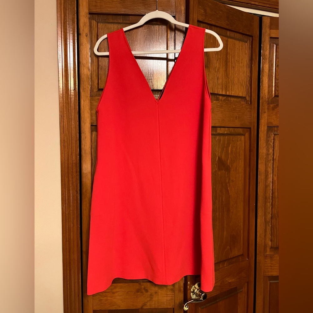 Theory Vivid Red Mini Dress